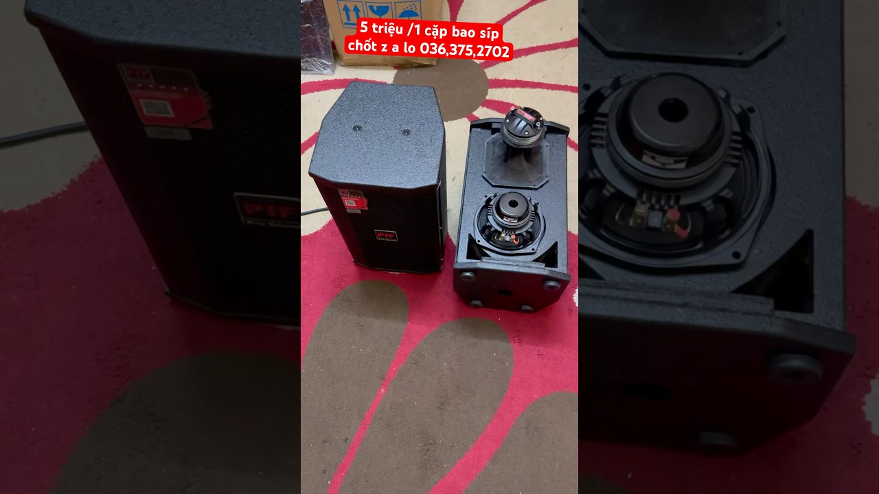 loa full đơn PIF 6in (bass 16), full neo khối bass coil 51 + treble 450 neo, model : PIF-06FNK
