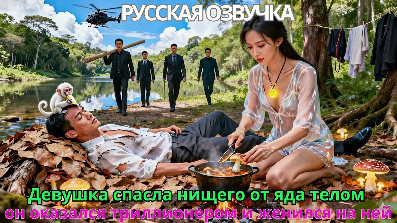Девушка спасла нищего от яда телом — он оказался триллионером и женился на ней. #дорама #drama #2025