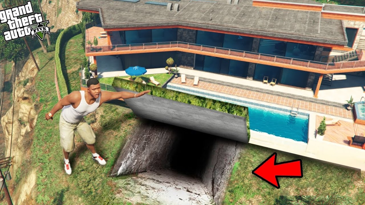 I Found An Underground Bunker Under Franklin House in GTA 5!