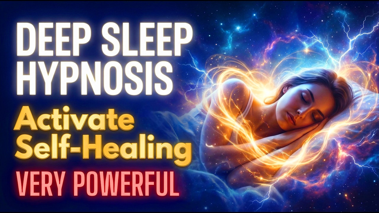 SLEEP INSTANTLY 😴 Activate Self-Healing 👉Deep Sleep Hypnosis ⚡EXTREMELY POWERFUL⚡