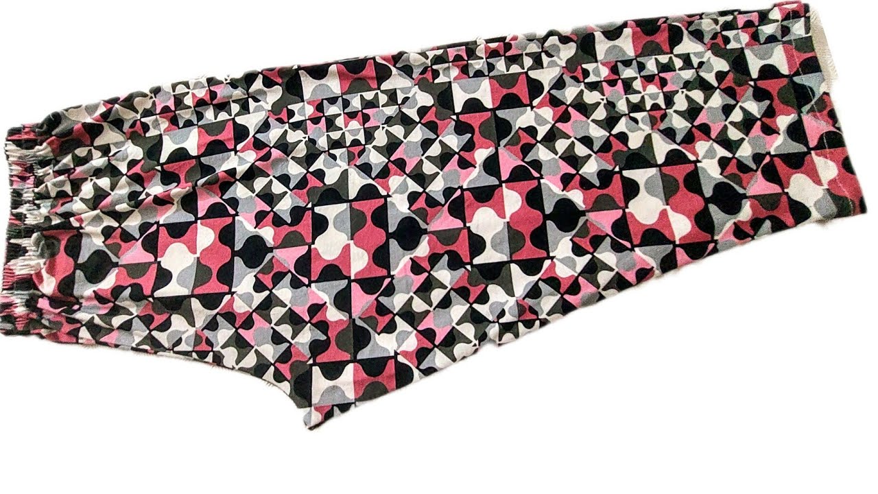 ÇOK PIRATİK LASTİKLİ PİJAMA KESİMİ VE DİKİMİ (anlatımlı)/Very easy pyjamas  jesting and sewing