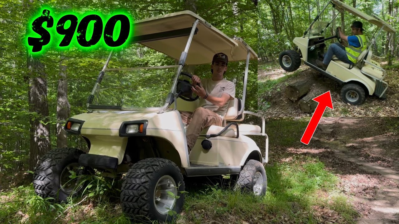 TESTING CHEAP GOLF CART!!!