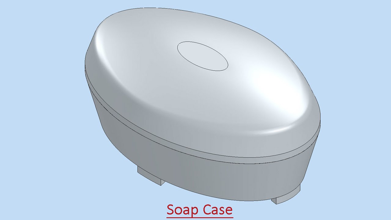Soap Case (Video Tutorial) SolidWorks
