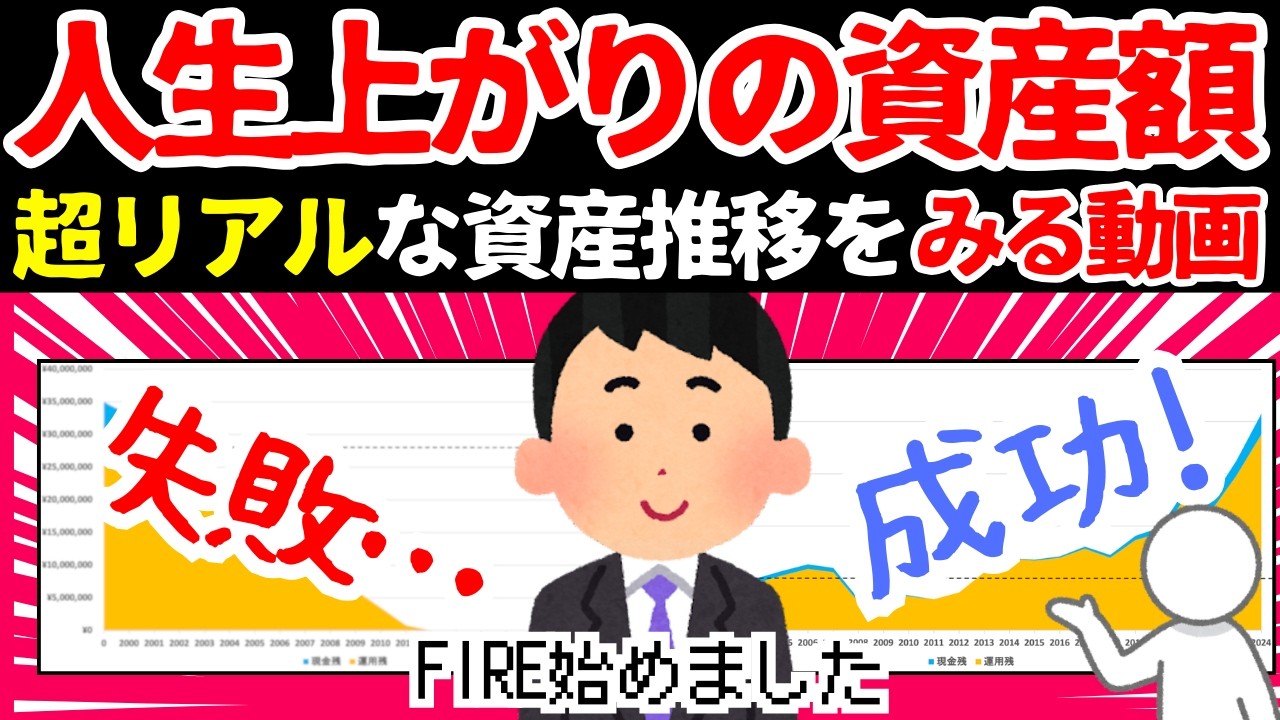 【意外な結末!!】運用額3000万円はFIREは可能か？？