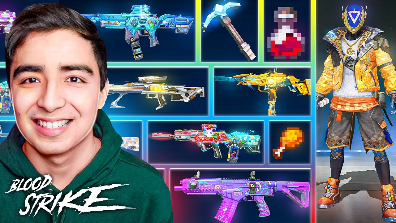 SÓLO PUEDO USAR COSAS GAMER en BLOODSTRIKE! / RETO UN SÓLO COLOR / Orla22