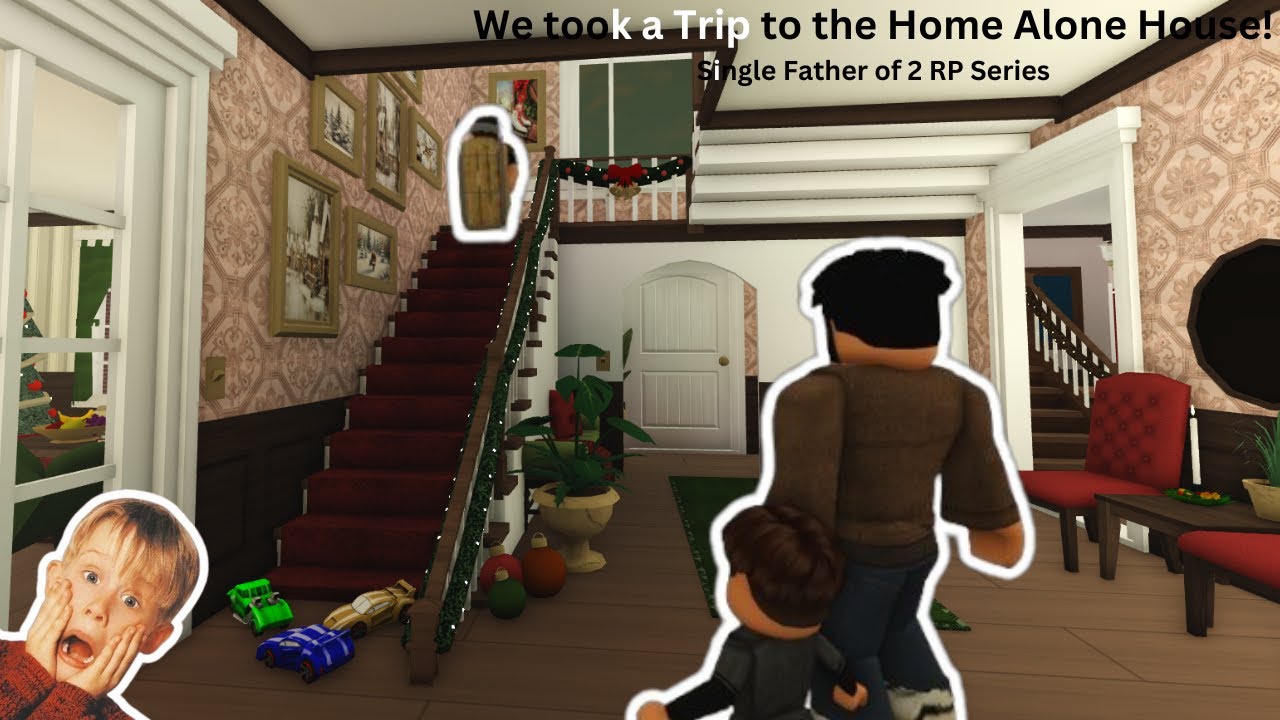 We Rented the **HOME ALONE** House! Roblox Bloxburg Roleplay