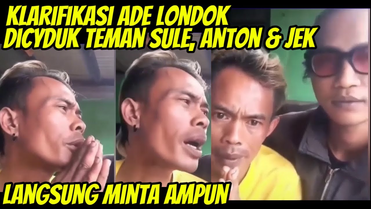 Klarifikasi, Ade Londok Diciduk Teman Sule, Anton Abox & Jek Deni