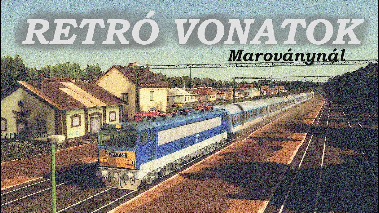 MSTS/OR Vonat a '80/90-es években az épülő TMIX pályán