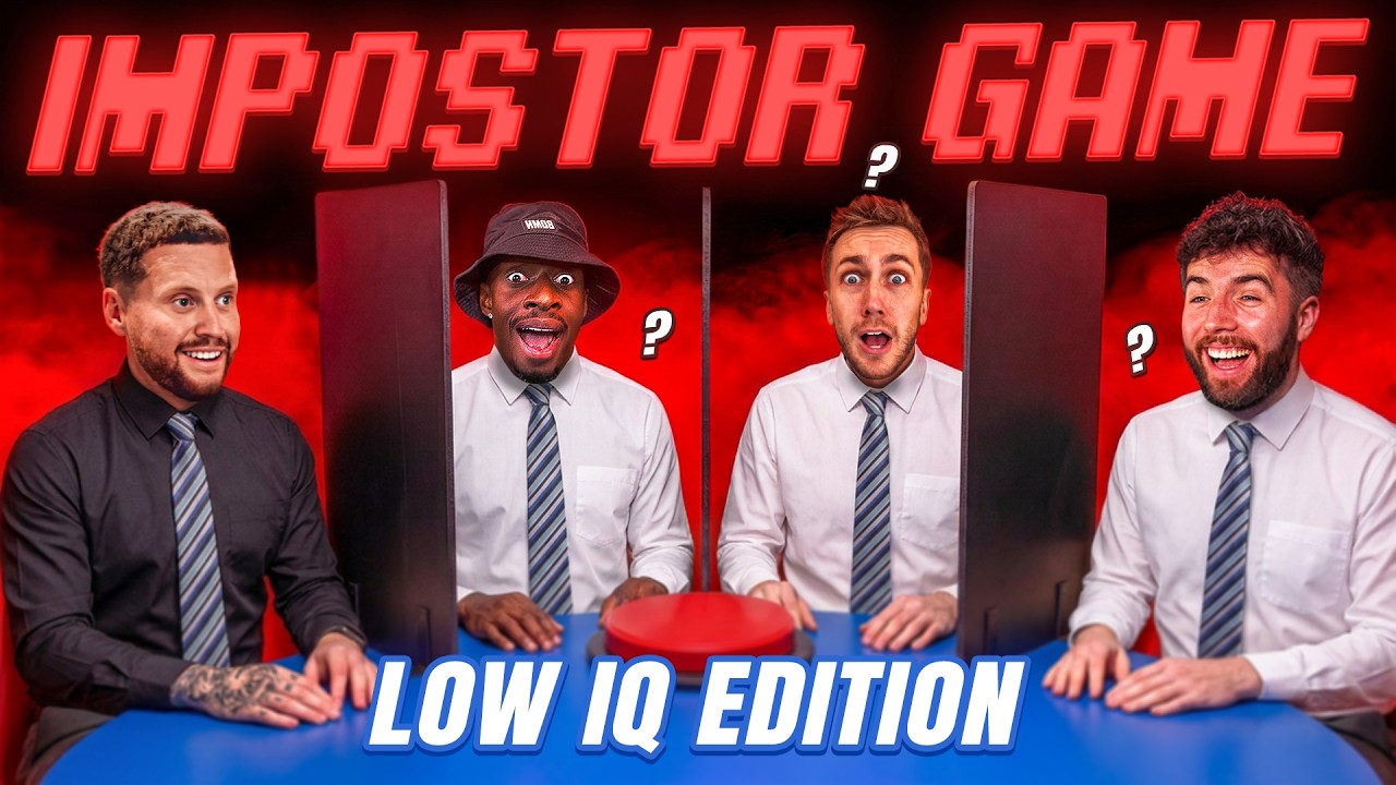 SIDEMEN REACTS BUT ONE OF US IS AN IMPOSTOR: LOW IQ EDITION