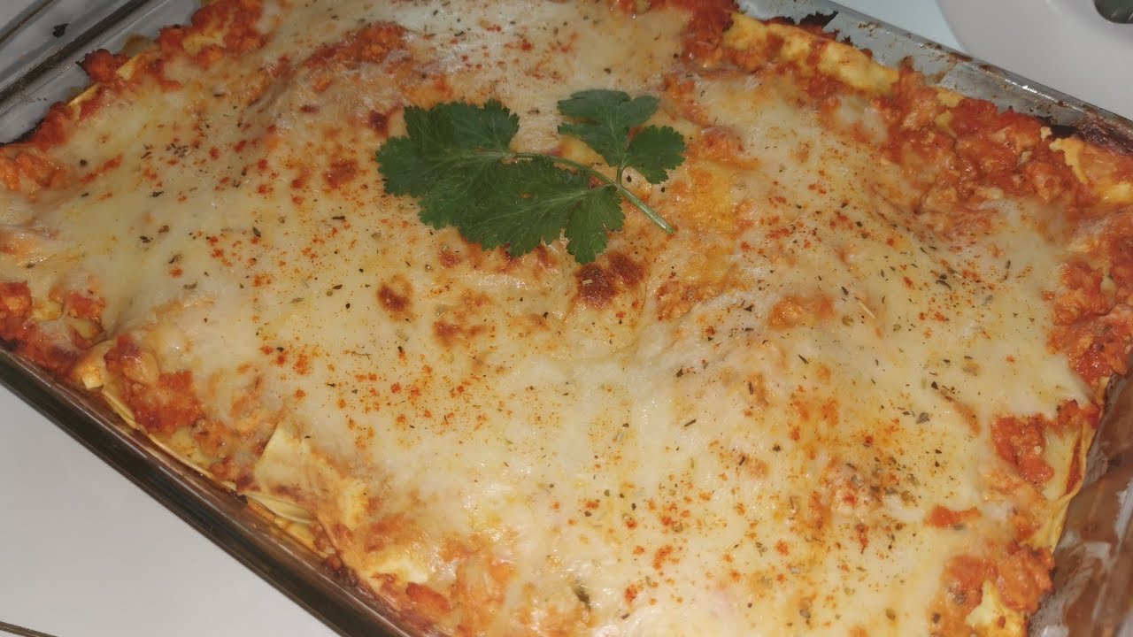✨LASAGNES au POULET ✨ recette savoureuse, expliquée étape par étape | @Recettes & diététique