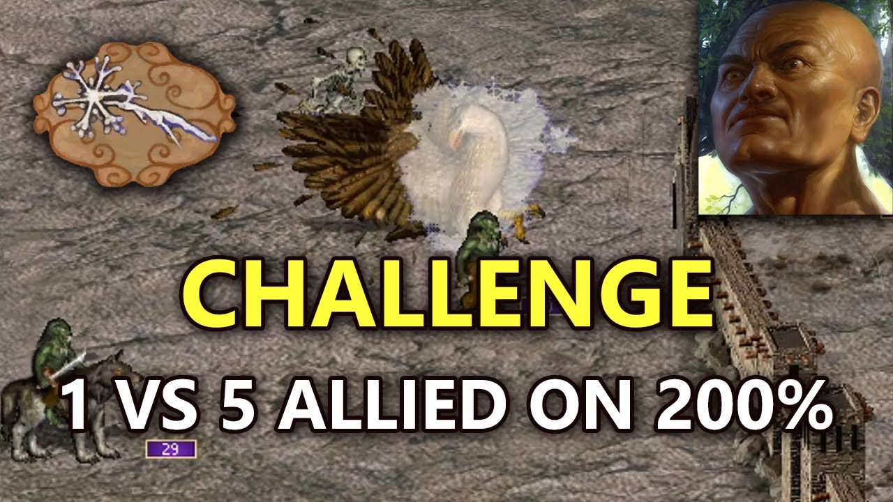 Rampart, Alagar 1 vs 5 on Impossible | Heroes 3 Challenge | No Commentary