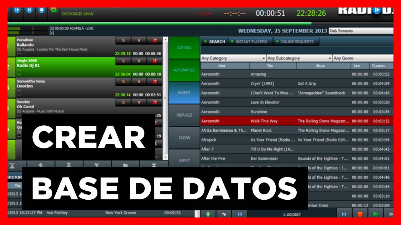 🔴Como CARGAR LA MUSICA en RADIO DJ🔴 // ✅CONFIGURAR LA MUSICA Y JINGLES en Radio DJ ❌(base de datos)❌