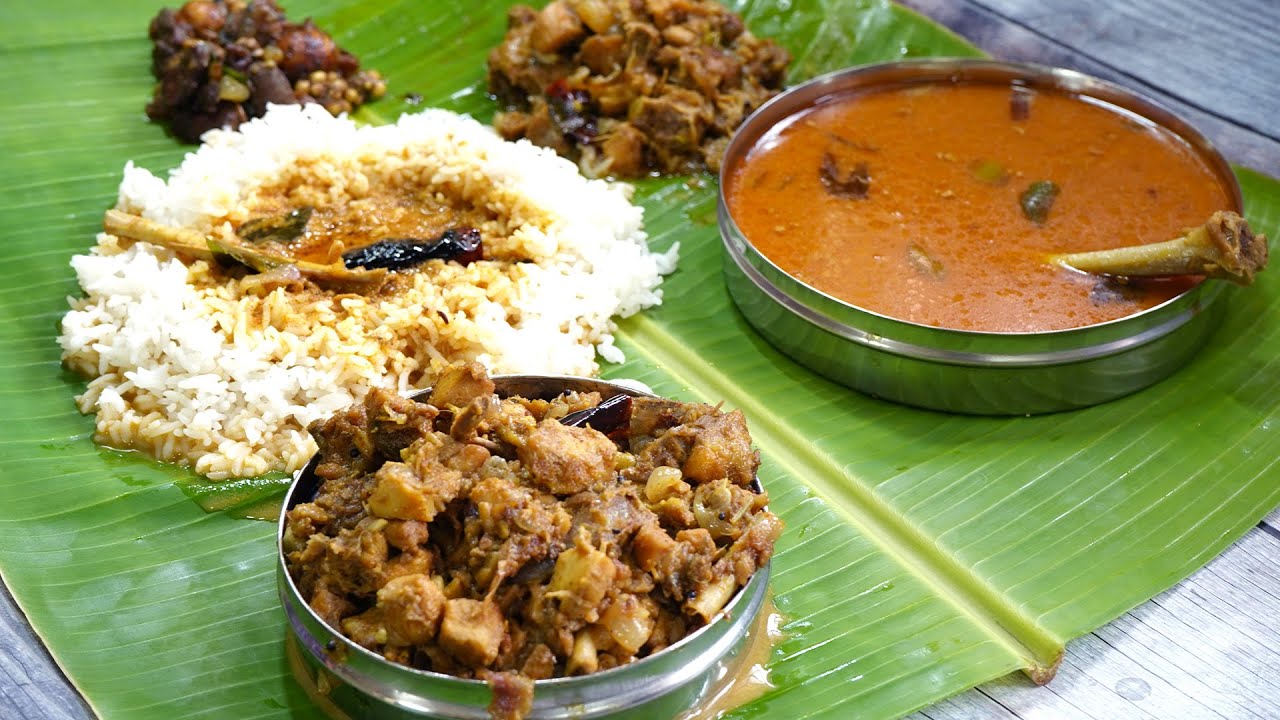 நாட்டுக்கோழி விருந்து !! எலும்பு தண்ணி குழம்பும் காரசாரமான வறுவலும் சாப்பிடலாம் வாங்க/Chicken fry