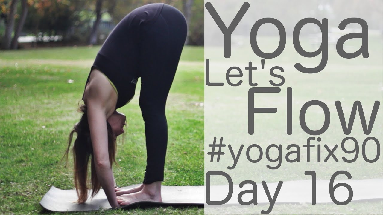 30 Minute Glowing Yoga Body Workout (Vinyasa Flow) Day 16 Yoga Fix 90