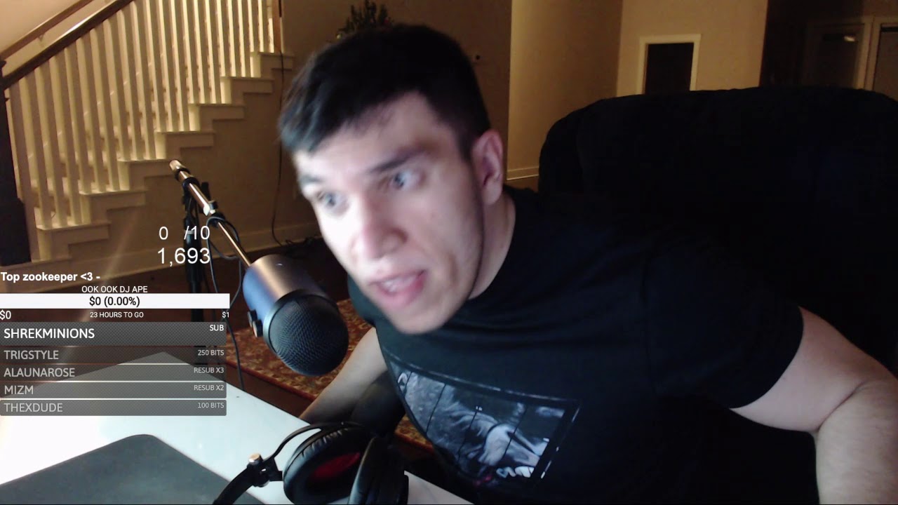 Trainwreckstv - DJ APE FORTNITE [VOD: December 28th, 2017]