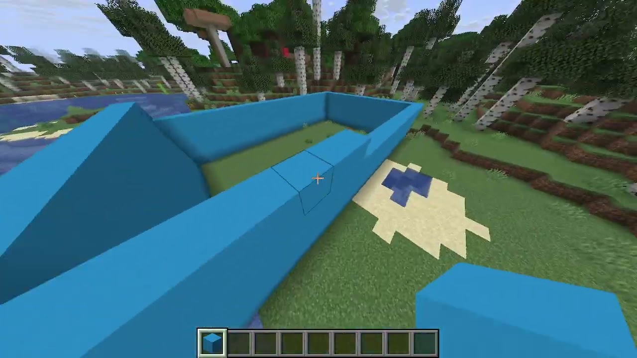 jogando minecraft