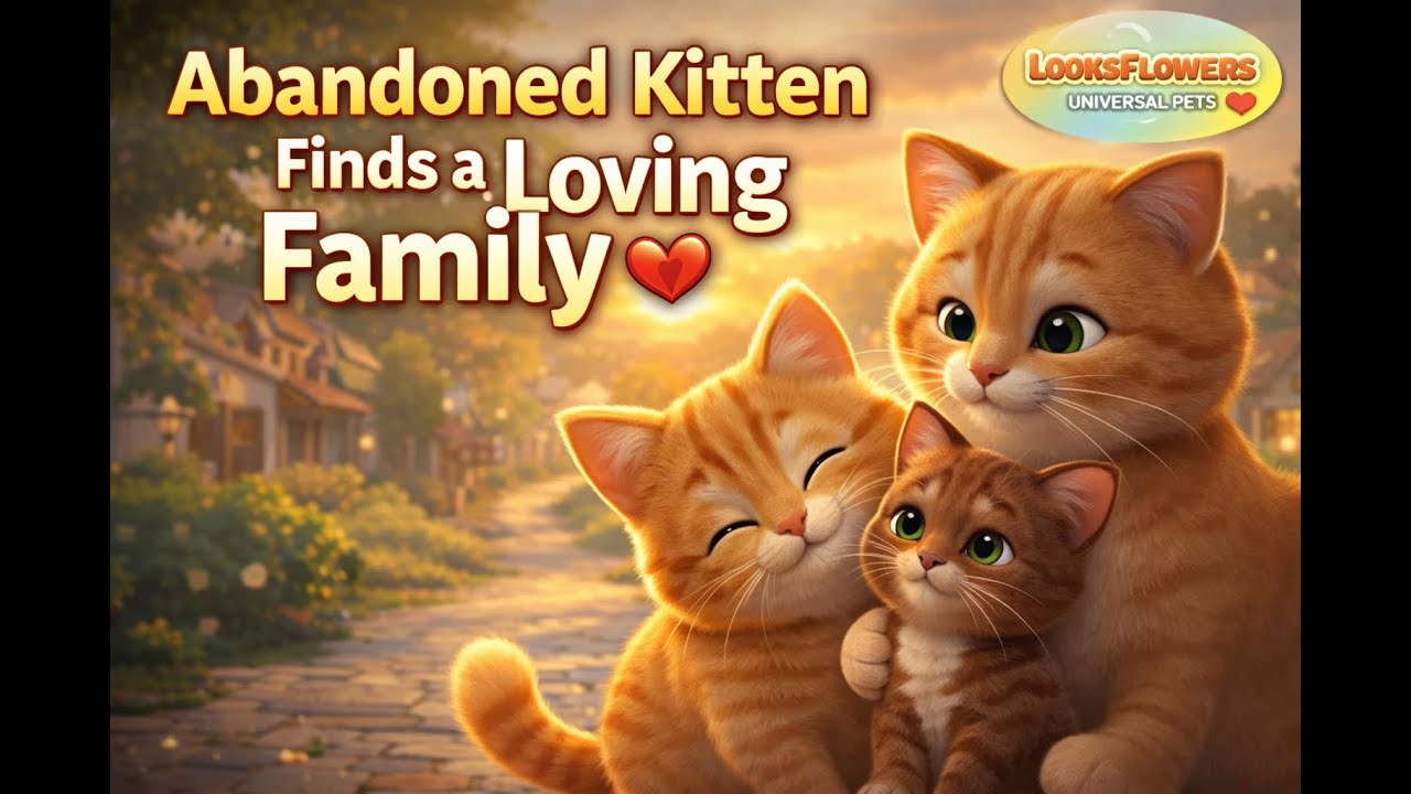 She Walked Alone… Until Love Found Her 🐱💖 | LooksFlowers Universal Pets