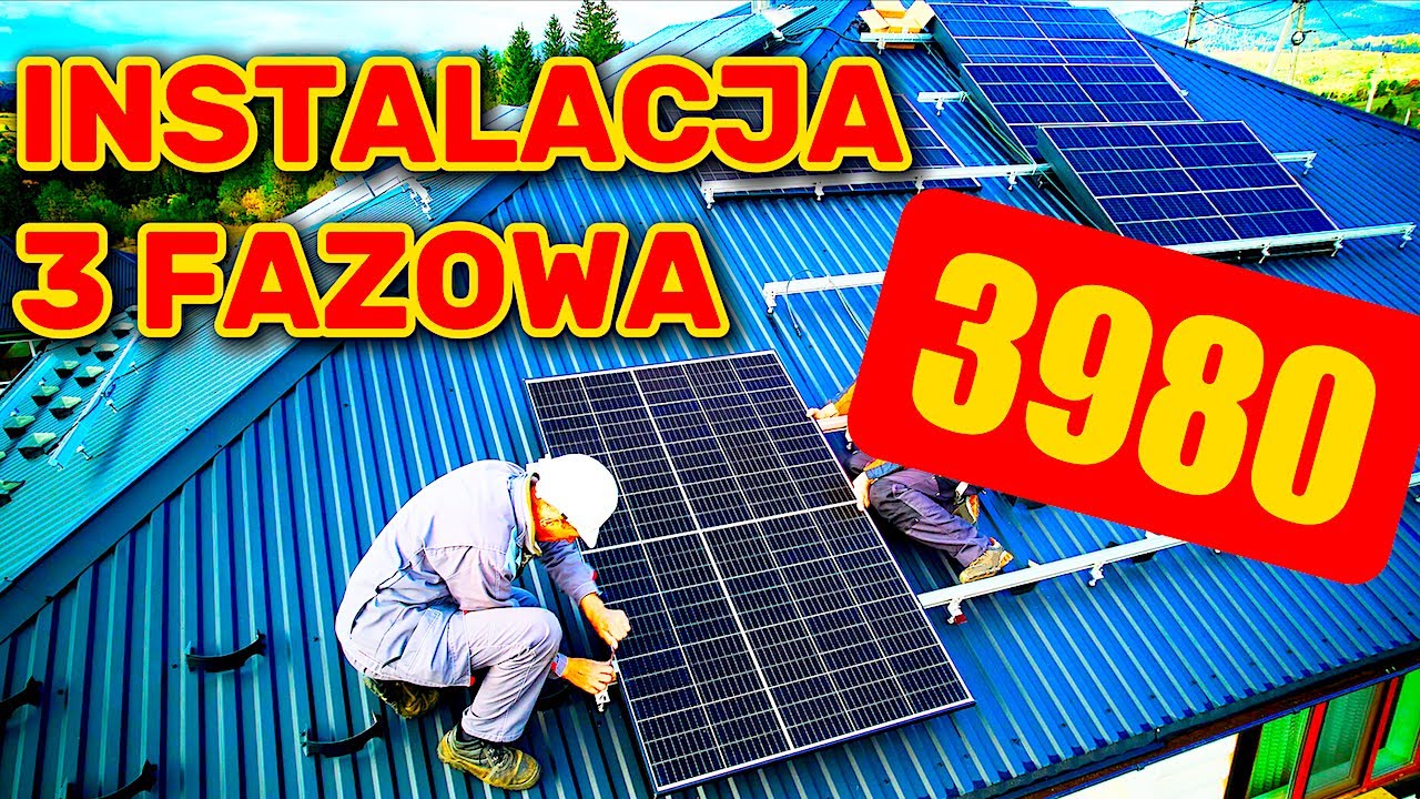 NAJTAŃSZA INSTALACJA FOTOWOLTAICZNA 3 FAZY PEŁEN KOMPLET
