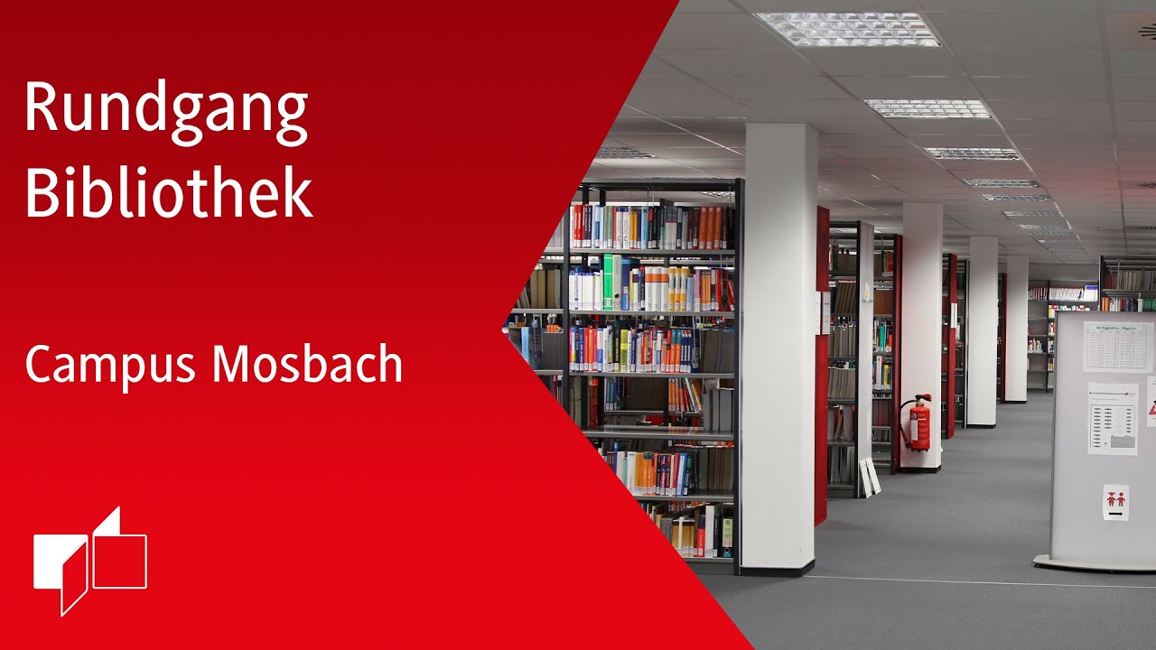 Rundgang Bibliothek Campus Mosbach