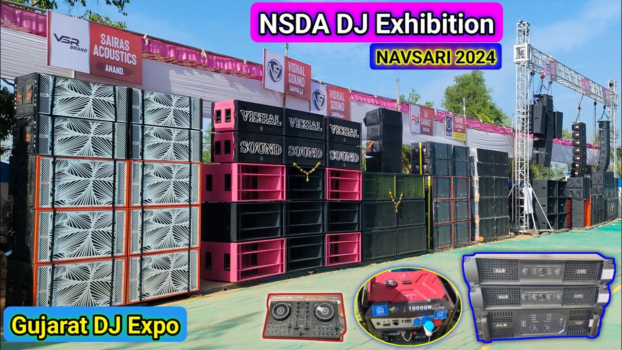 NSDA Exhibition 2024 Gujarat | DJ Exhibition | India Expo | DJ Sound Systems Exhibition Navsari
