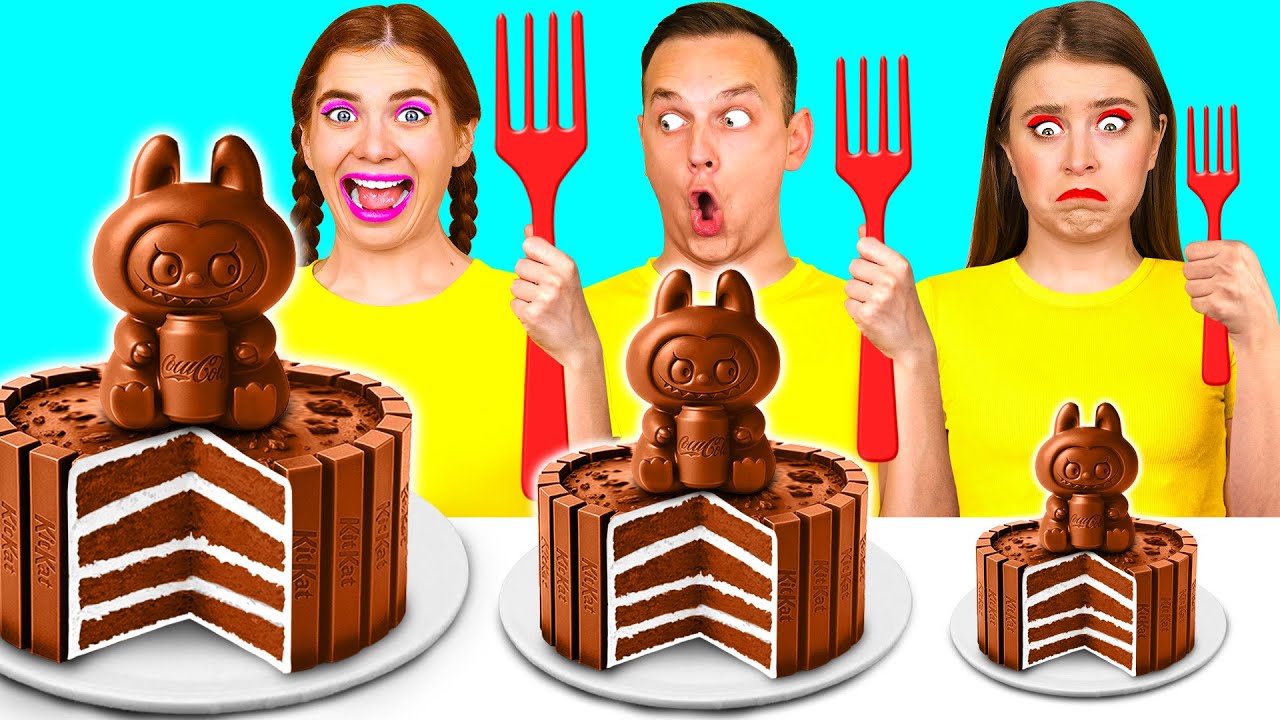 Большая, Средняя или Маленькая Тарелка Челлендж | Вкусные Кулинарные Хитрости Fun Challenge