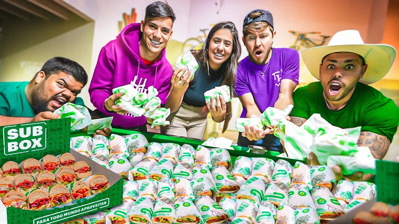 COMPREI O CARDÁPIO INTEIRO DA SUBWAY