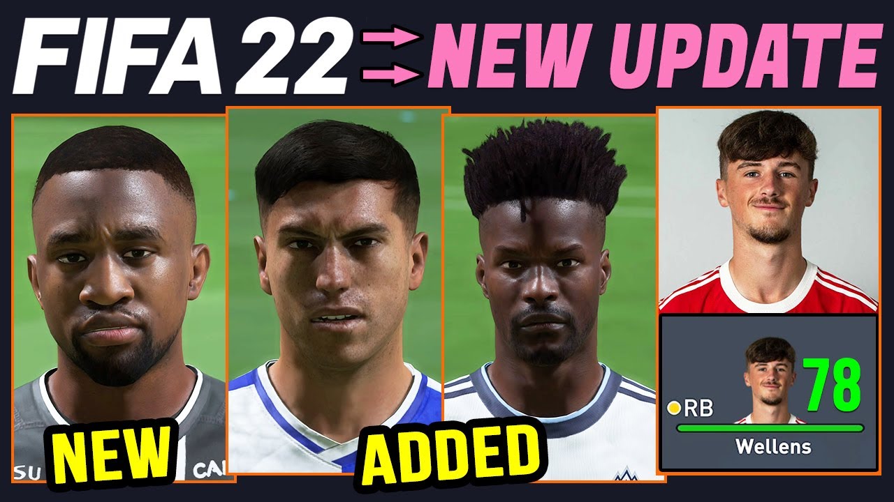 FIFA 22 NEWS | NEW UPDATE - Added Real Faces, Career Mode Wonderkids & More