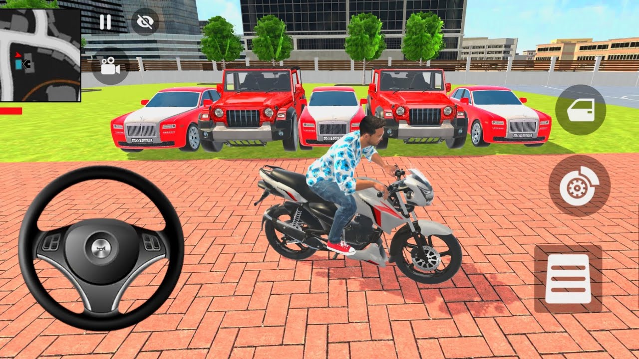 Massive Car Showroom Tour! + New Bike Stunts 🏍️ Franklin purchased rolce Royal car in indian game 