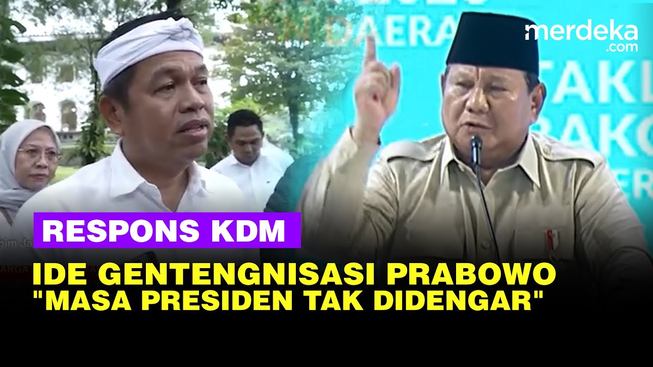 Tak Terduga Respons Dedi Mulyadi Soal Getengnisasi Prabowo & Bersihkan Sampah-Baliho Jabar