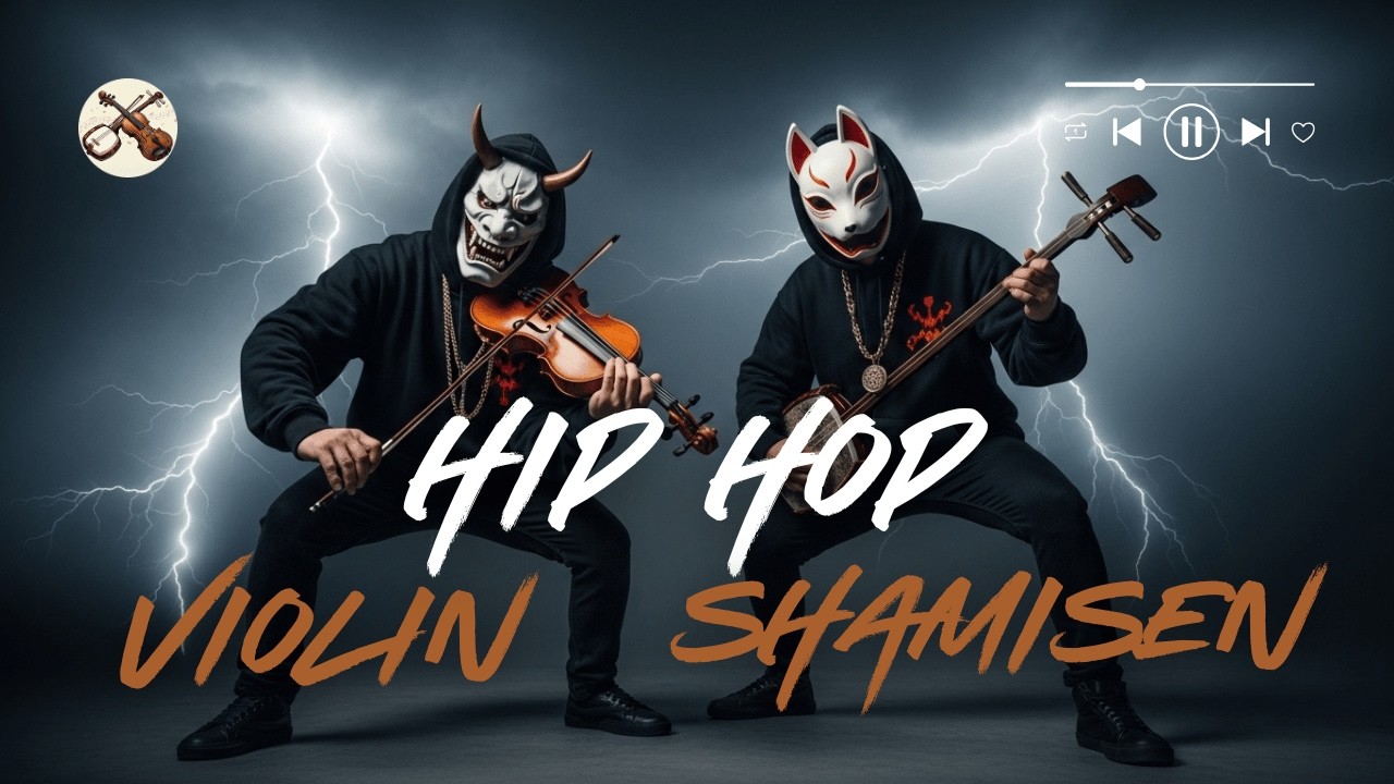【Shamisen x Violin Hip Hop】 Dark Oni Beats | Epic Thunder Fusion Instrumental
