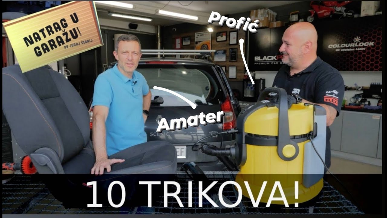 Profesionalac otkriva tajne kemijskog čišćenja auta! Natrag u garažu - Juraj Šebalj i Dino Selimović