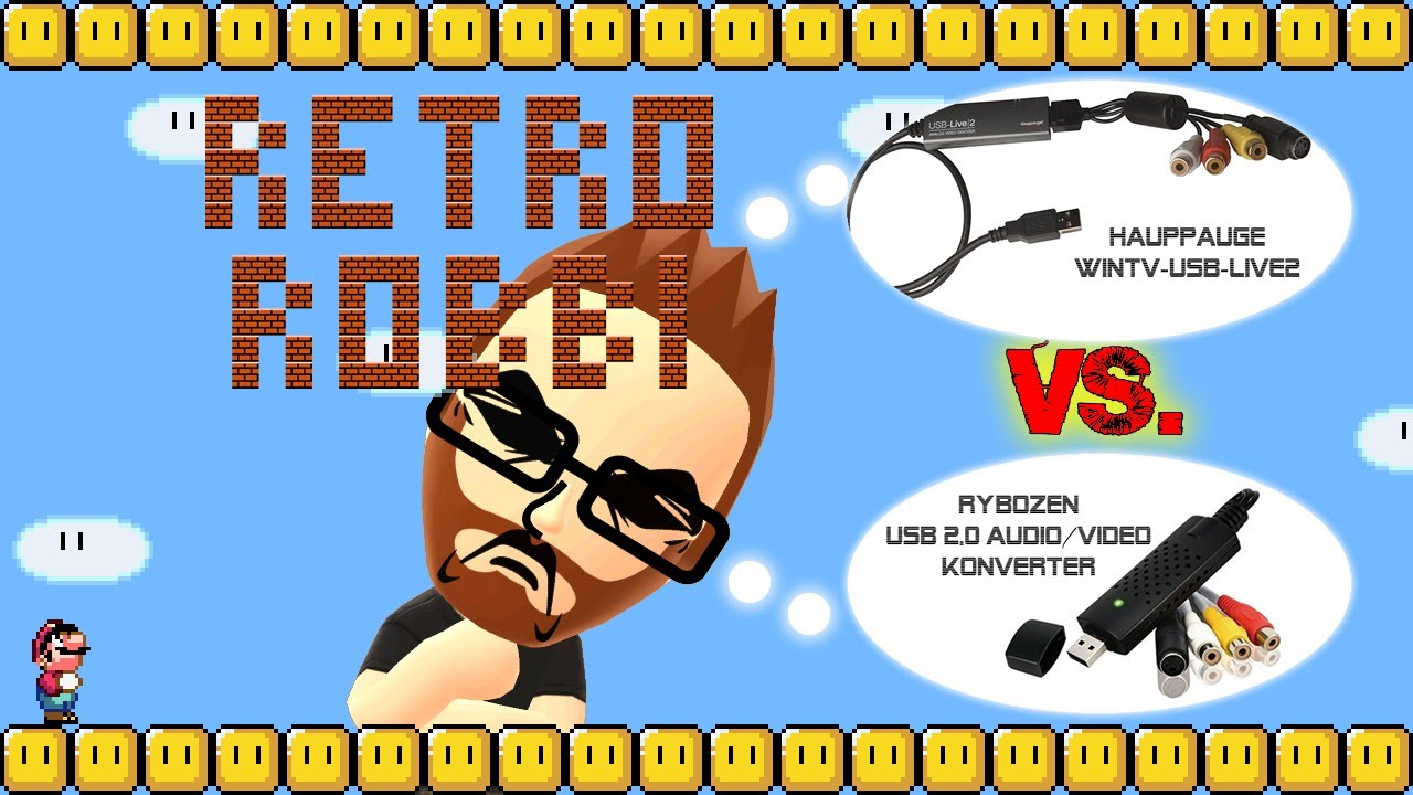 Grabbervergleich - Hauppauge WinTV USB-Live 2 vs. Rybozen USB 2.0 Audio/Video Konverter