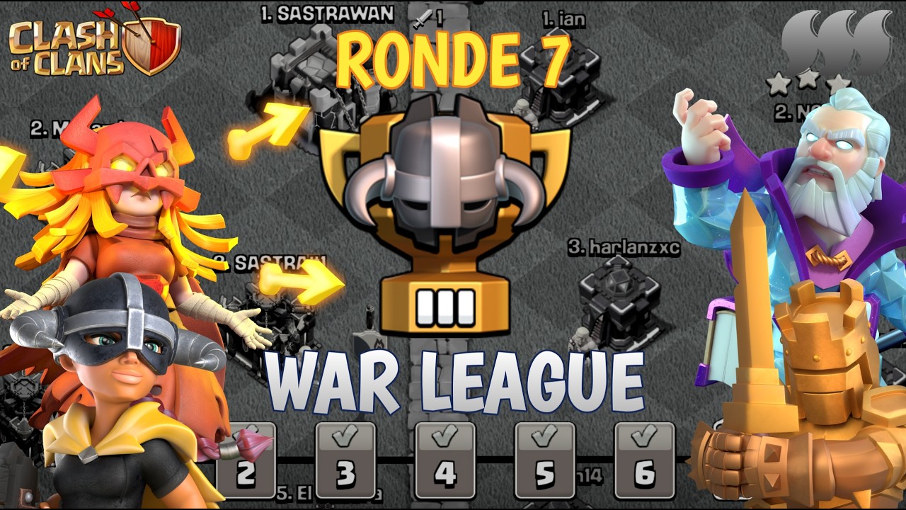ROUND 7 last war  [WAR LIGA] #clashofclans #shorts #supercell