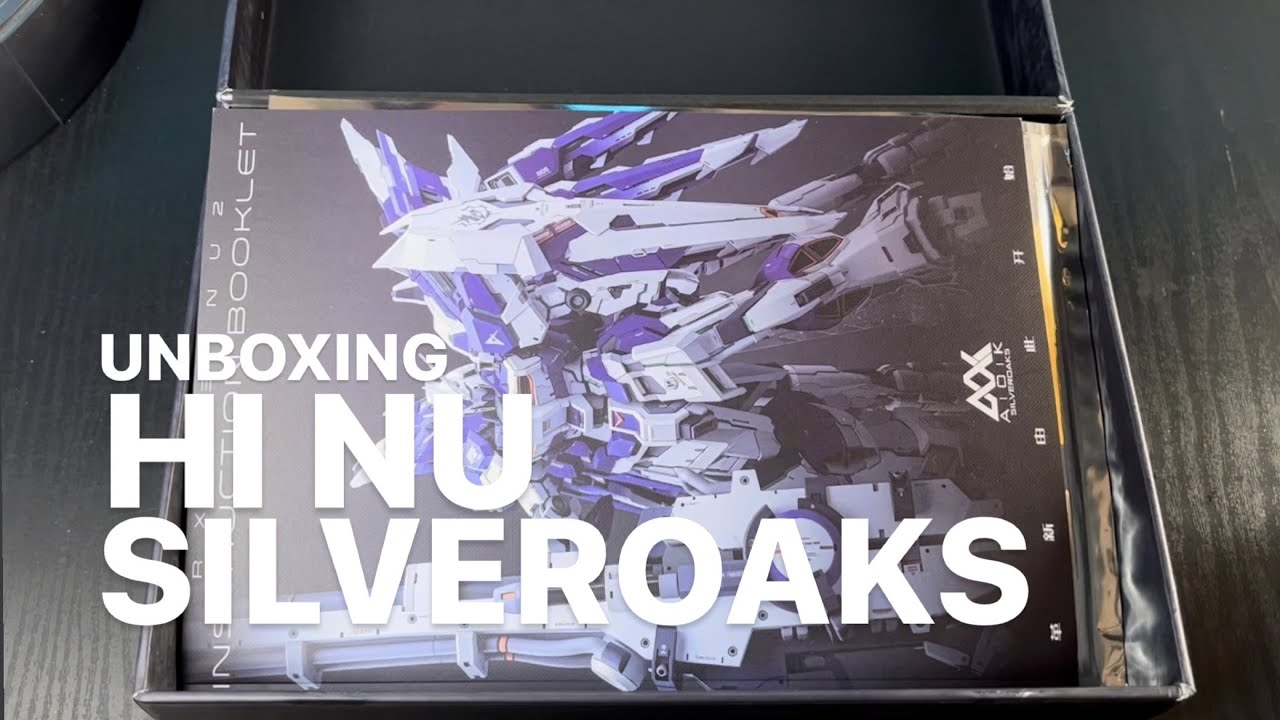UNBOXING MG HI NU GUNDAM Resin Garage Kit By AOK SILVEROAKS Studio