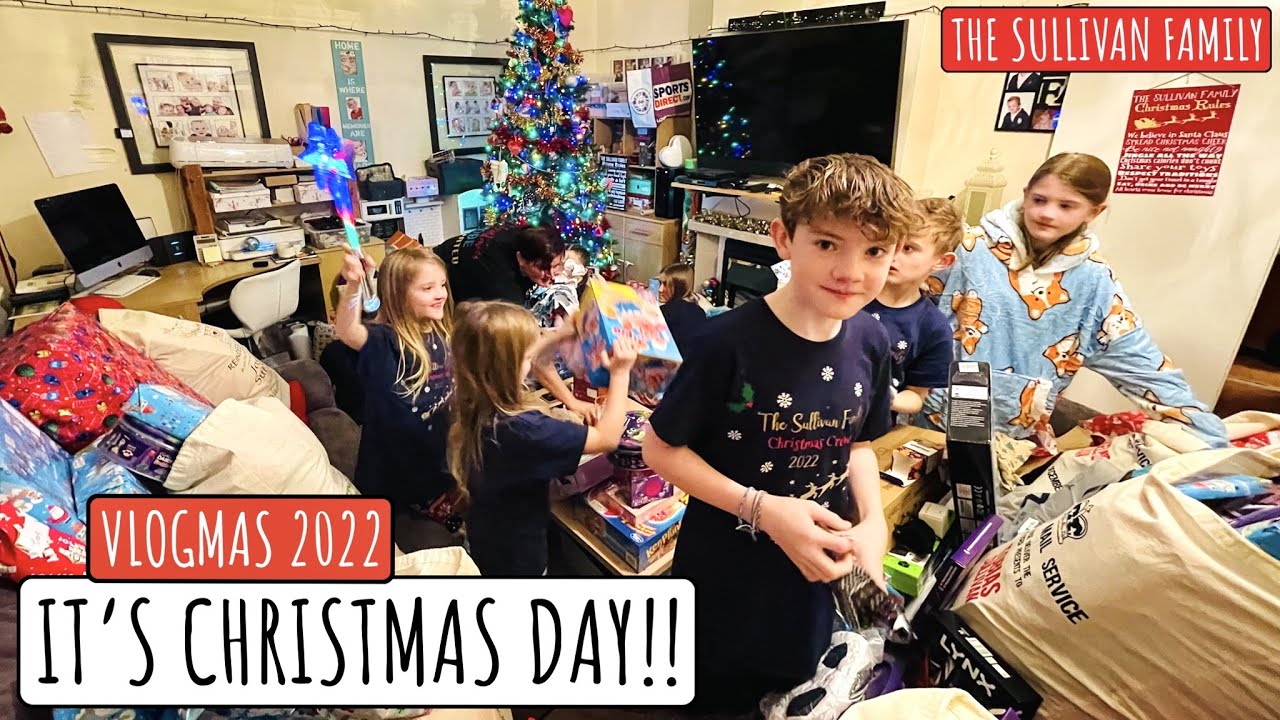 IT'S CHRISTMAS DAY!! | FAMILY OF 14 | VLOGMAS 2022 | The Sullivan Family