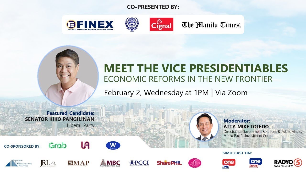 Meet the Vice Presidentiables: Economic Reforms in the New Frontier