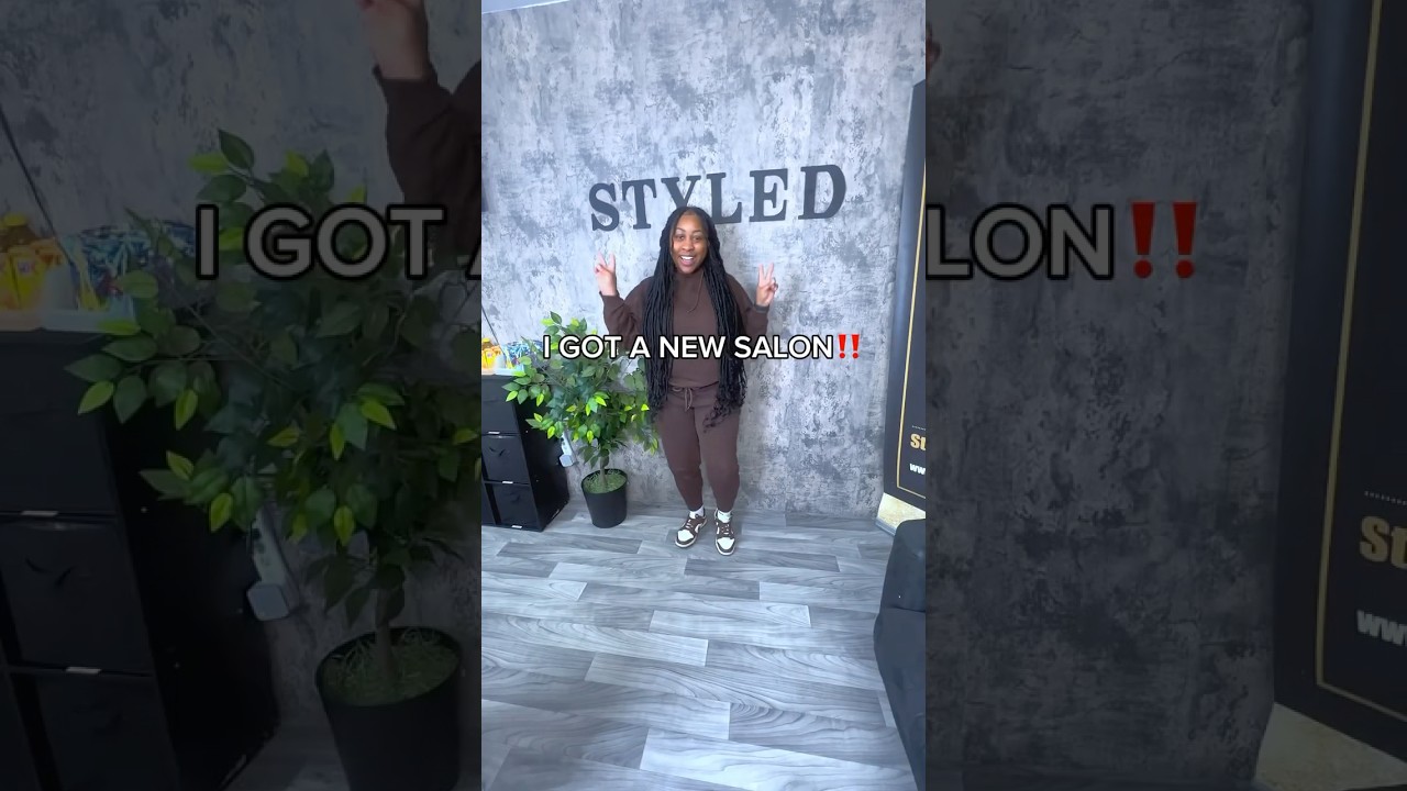 I GOT A NEW SALON 🥹❤️ #newsalon #salontransformation #salonsuite #salonowner #hairstylist #nc