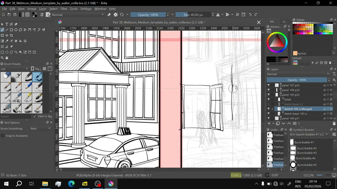 Part 1 Recording Comic Lining Process Page 22 Trivia Matter Webtoon Style Layout
