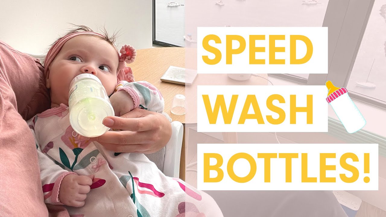 WASH BABY BOTTLES QUICKLY & EFFICIENTLY | Dr Brown bottles parts