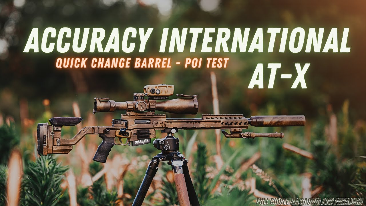 Accuracy International ATX Quick Change Barrel Test | POI Shift/Zero Repeatability at 520yards