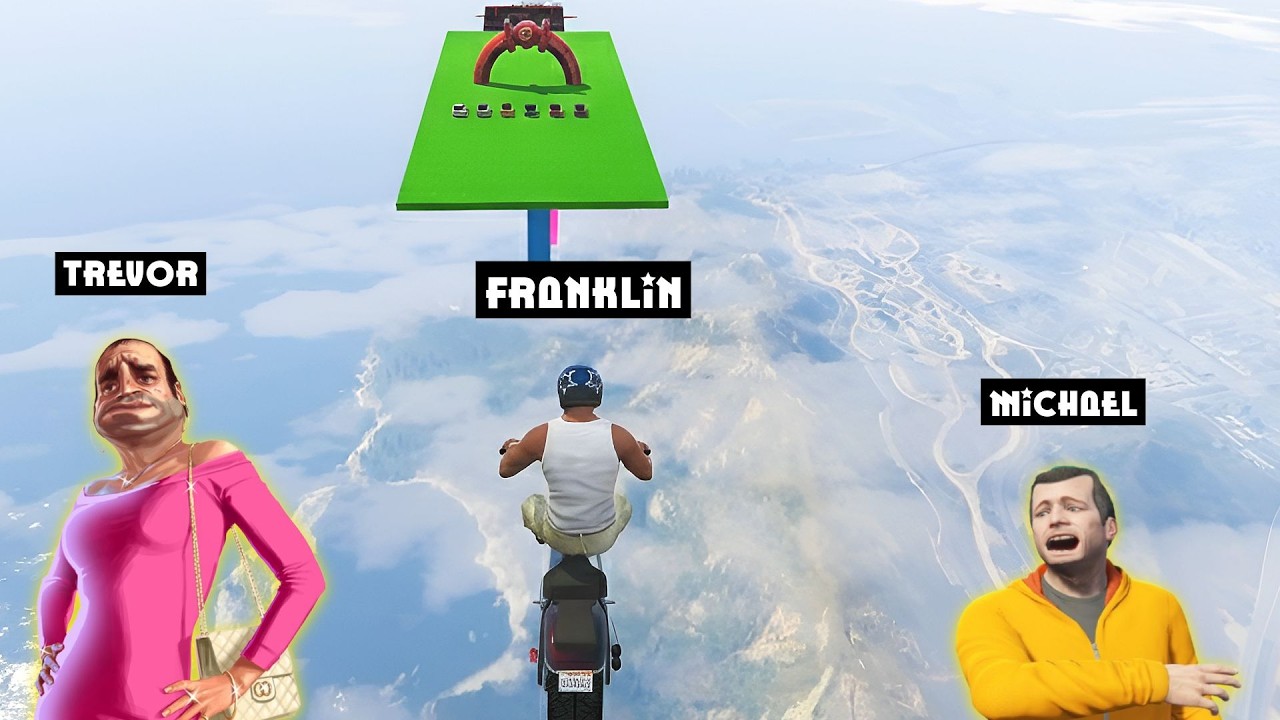 IMPOSSIBLE MULTIPLE VEHICLE RAMP!