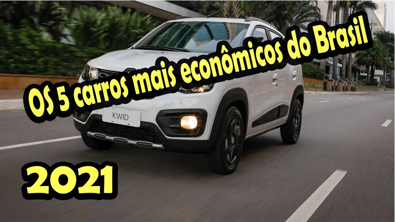 Os 5 carros a combust&atilde;o  mais econ&ocirc;micos do Brasil segundo o Inmetro