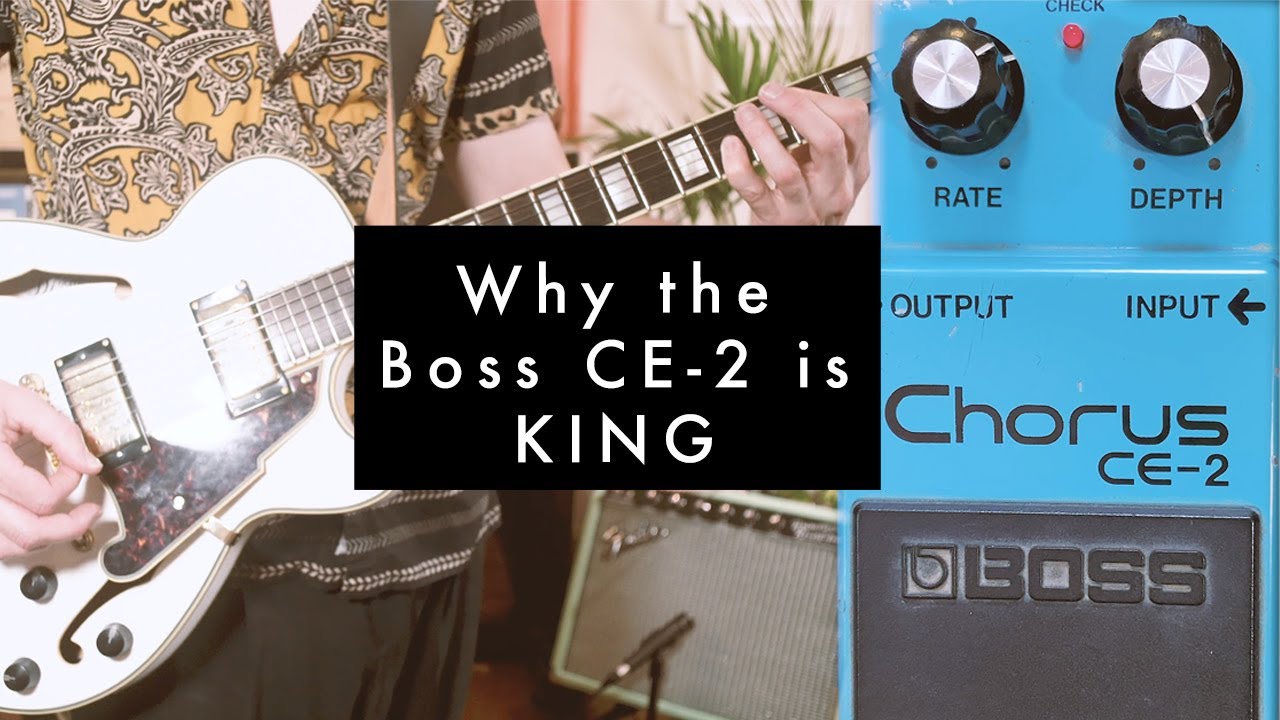 Why the MIJ Boss CE-2 is still KING of chorus pedals