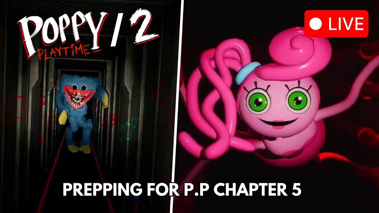🔴LIVE🔴QUITTING ROBLOX TO PREP FOR POPPY PLAYTIME CH. 5!! [Chapters 1+2]