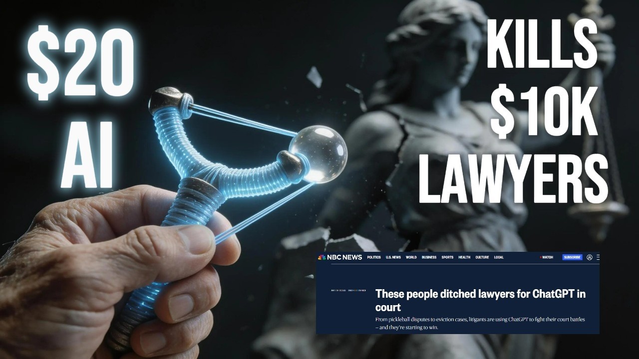 AI Law 2026 Why Grandma is Defeating Big Law | The End of Goliath