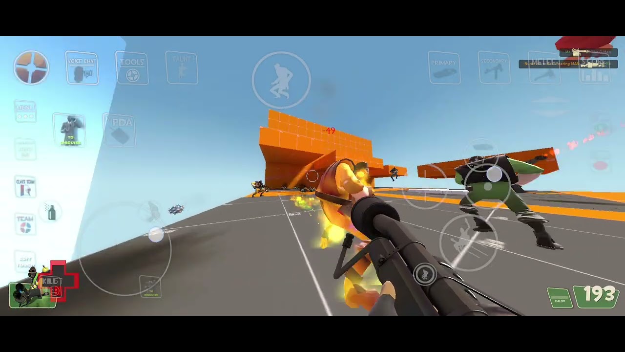 Testando a pyra no tf2rc 