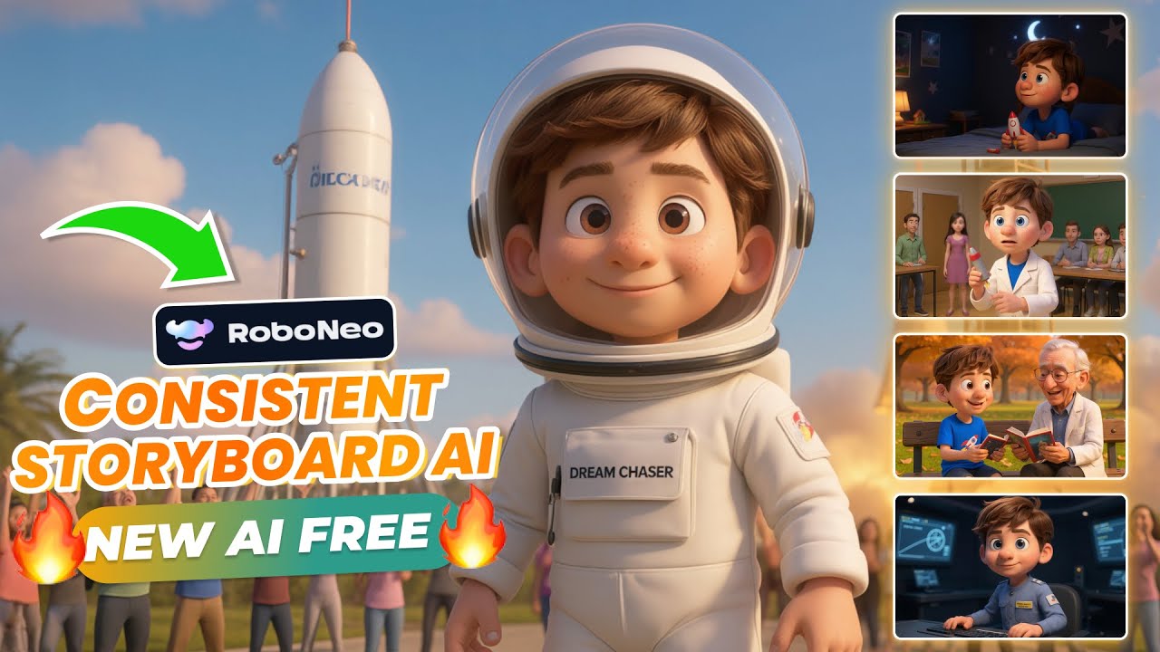 How to Create Consistent Storyboard AI 3D Animated Stories with Free Ai Storyboard Generator