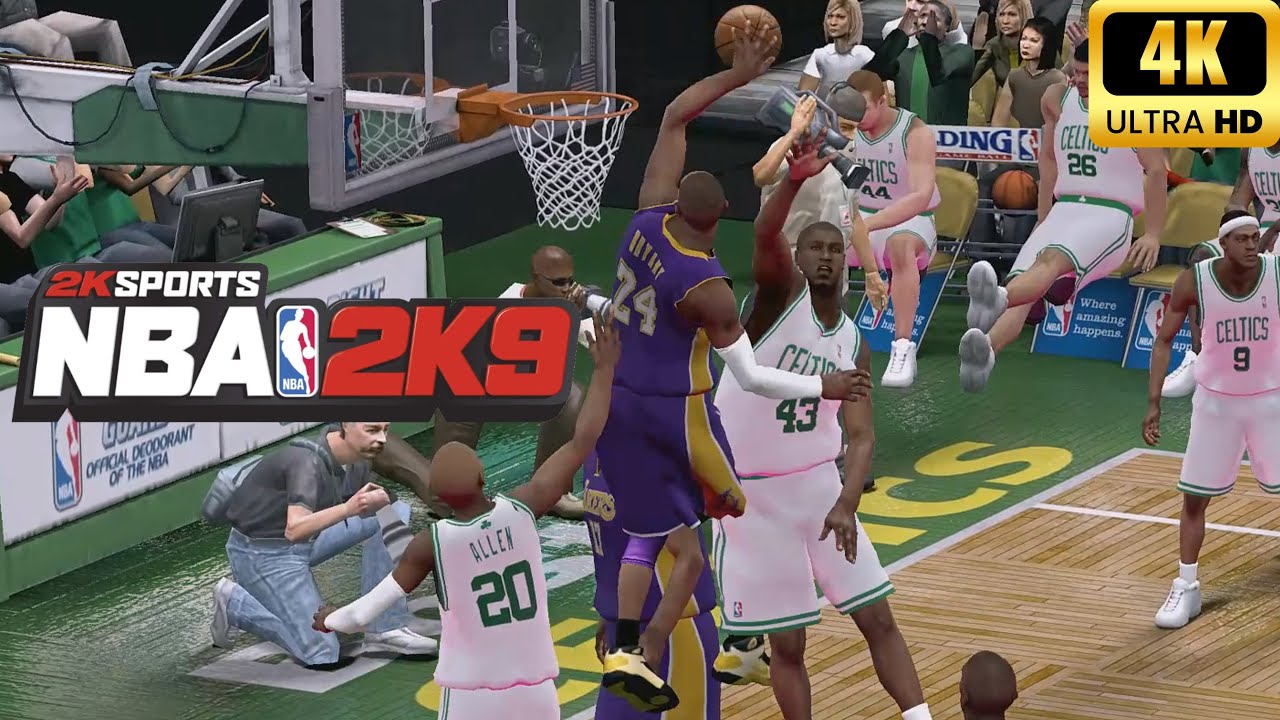 NBA 2K9 PS3 (4K60) | Kobe Bryant vs Celtics