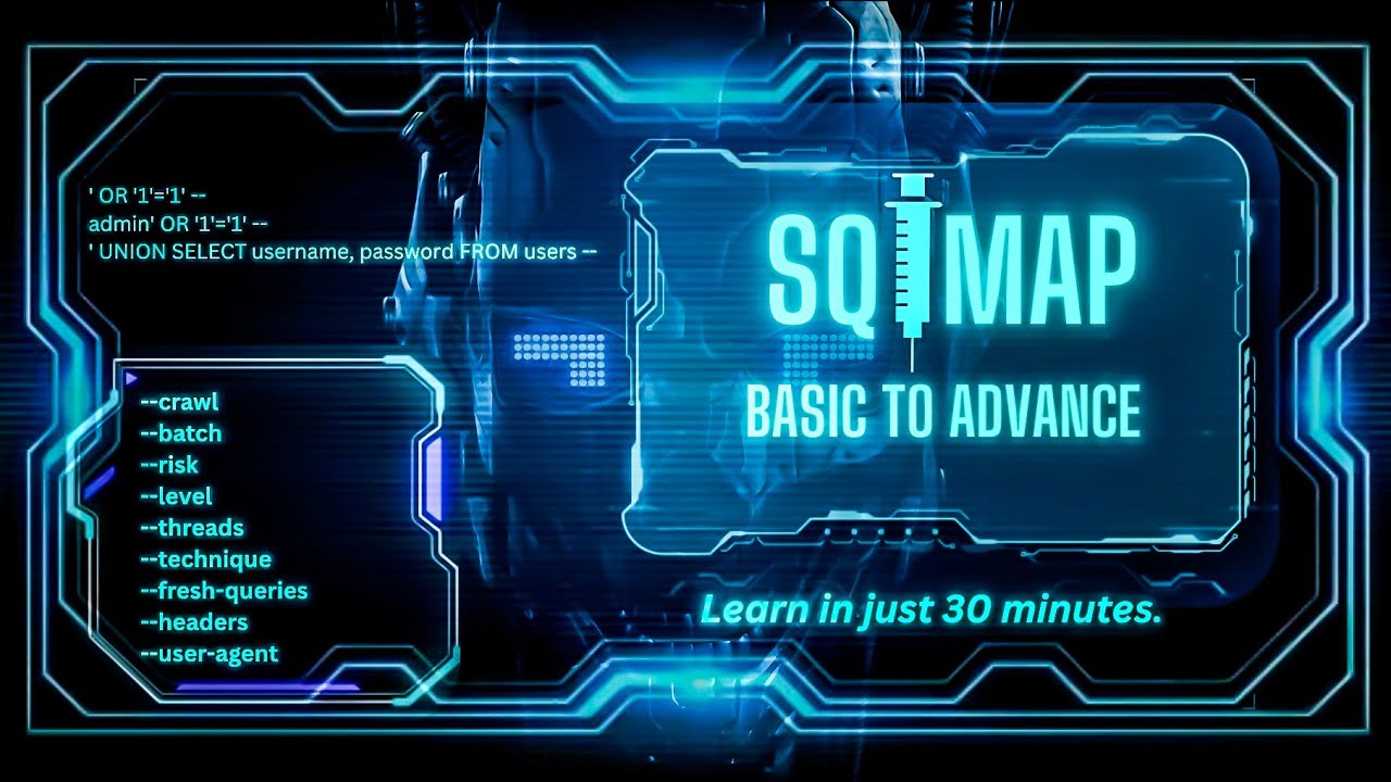 Master in sqlmap within 30 minutes