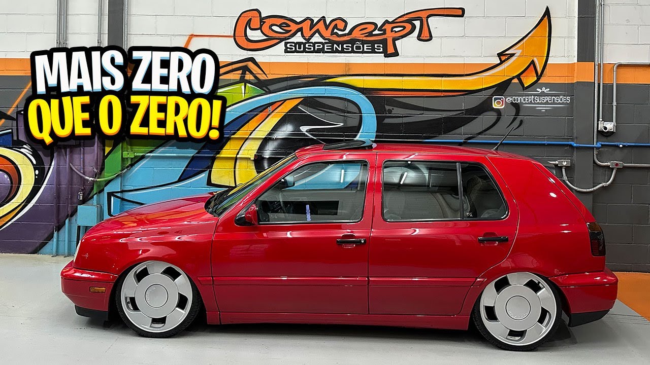 GOLF GLX EM ESTADO DE 0KM VEIO MONTAR SUSPENSÃO A AR COM SENSORES | Concept Suspensões 🏁
